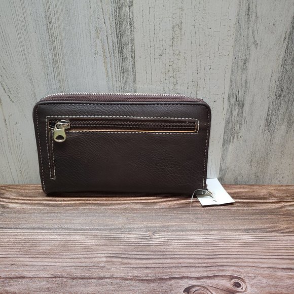 🛑🚨SOLD🚨🛑💞Turquoise bling conceal carry purse/wallet - Picture 9 of 11